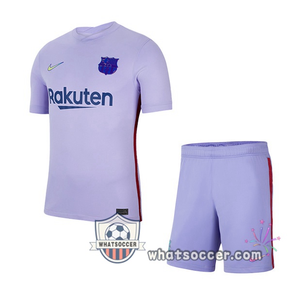 FC Barcelona Kids Away Soccer Jerseys 2021-2022