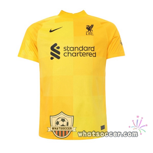 FC Liverpool Goalkeeper Soccer Jerseys Yellow 2021-2022