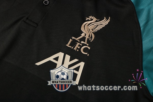 Training Polo FC Liverpool + Pants Black 2021-2022