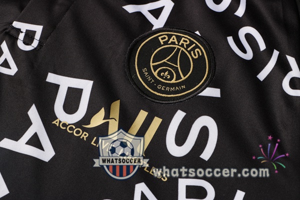 Training Polo JORDAN Paris PSG + Pants Black 2021-2022
