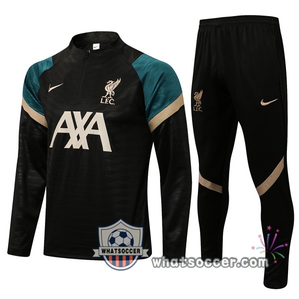 FC Liverpool Black Tracksuit 2021-2022