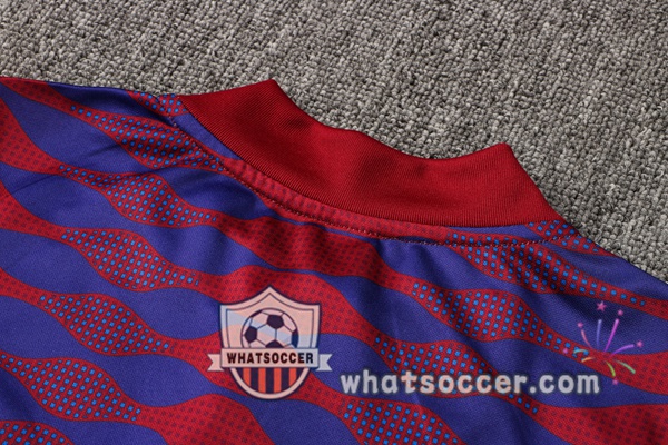 FC Barcelona Red Blue Tracksuit 2021-2022