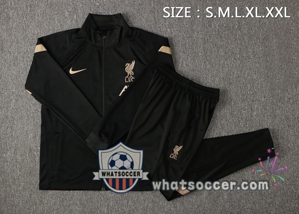 FC Liverpool Black Training Jacket 2021-2022
