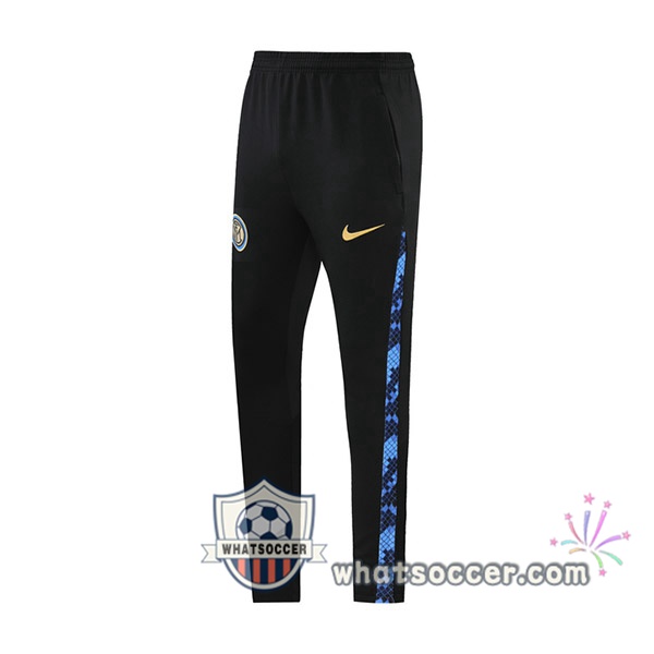 Inter Milan Black Blue Soccer Pants 2021-2022