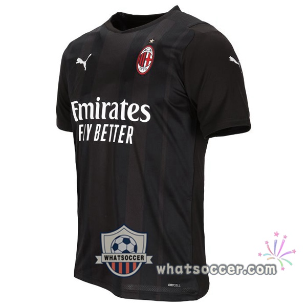 AC Milan Goalkeeper Soccer Jerseys Black 2021-2022