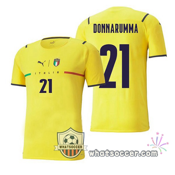 Italy Goalkeeper Soccer Jerseys (DONNARUMMA 21) 2021-2022