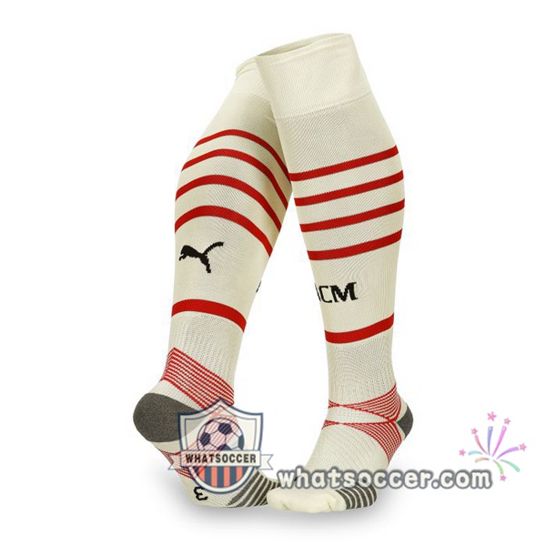 AC Milan Away Soccer Socks 2021-2022