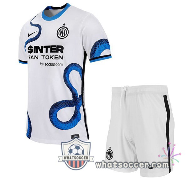 Inter Milan Kids Away Soccer Jerseys 2021-2022