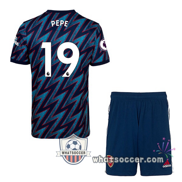 Arsenal (PEPE 19) Kids Third Soccer Jerseys 2021-2022