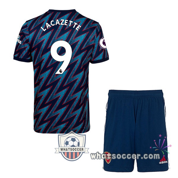 Arsenal (LACAZETTE 9) Kids Third Soccer Jerseys 2021-2022