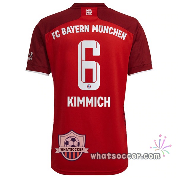 Bayern Munich (Kimmich 6) Home Soccer Jerseys 2021-2022