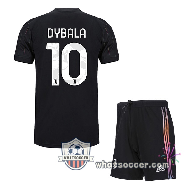 Juventus (DYBALA 10) Kids Away Soccer Jerseys 2021-2022