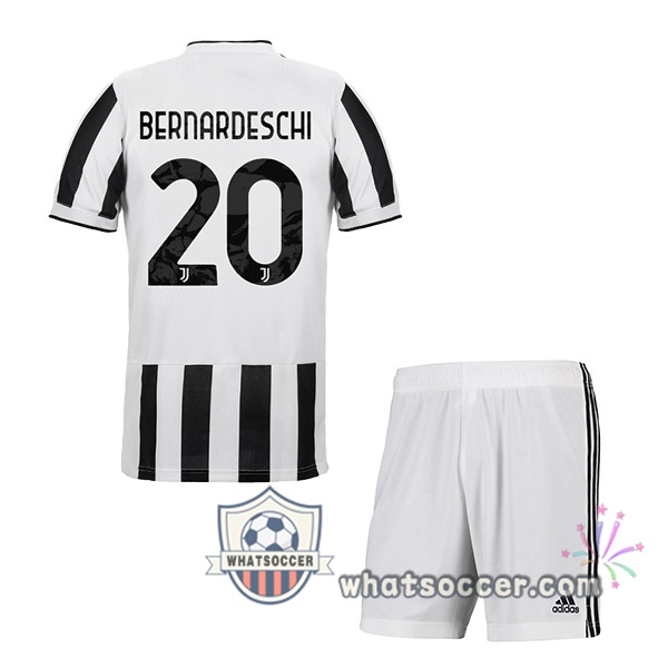 Juventus (BERNARDESCHI 20) Kids Home Soccer Jerseys 2021-2022