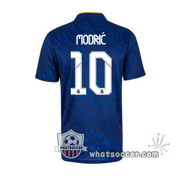Real Madrid (Modrić 10) Away Soccer Jerseys 2021-2022