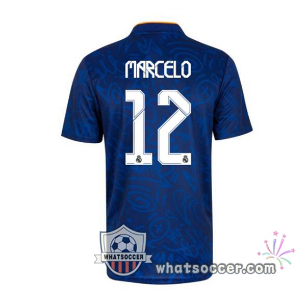 Real Madrid (Marcelo 12) Away Soccer Jerseys 2021-2022