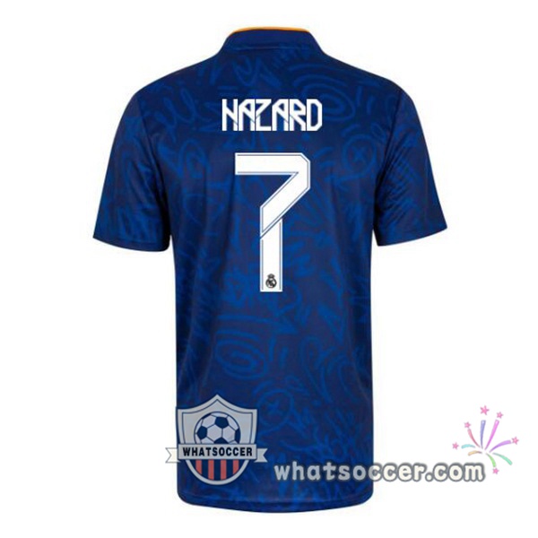 Real Madrid (Hazard 7) Away Soccer Jerseys 2021-2022