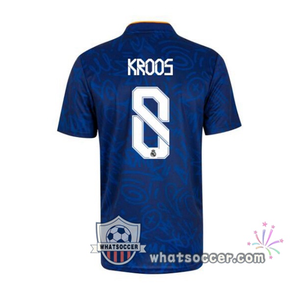 Real Madrid (Kroos 8) Away Soccer Jerseys 2021-2022