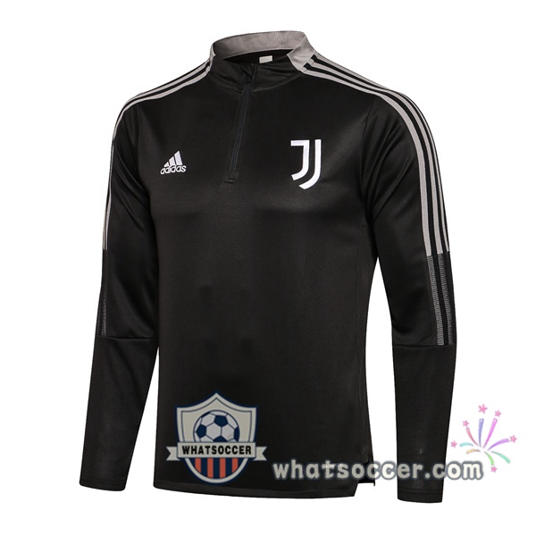 Juventus Black Soccer Sweater 2021-2022