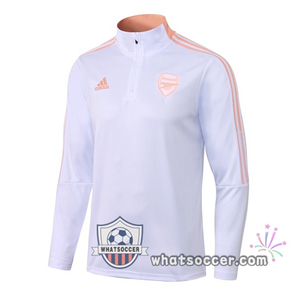 Arsenal White Soccer Sweater 2021-2022