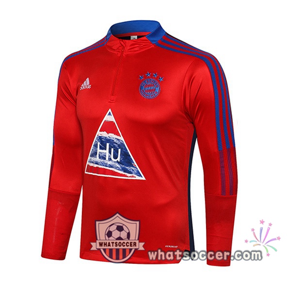 Bayern Munich Red Blue Soccer Sweater 2021-2022