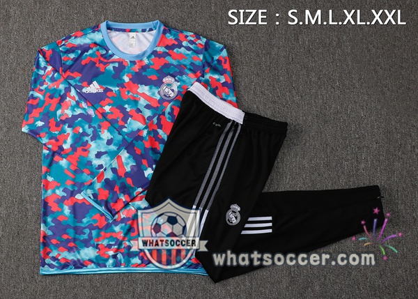 Real Madrid Blue Tracksuit 2021-2022