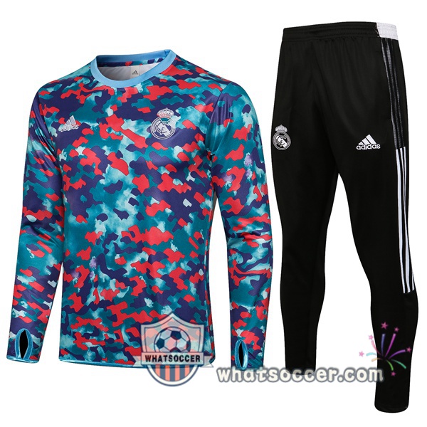 Real Madrid Blue Tracksuit 2021-2022