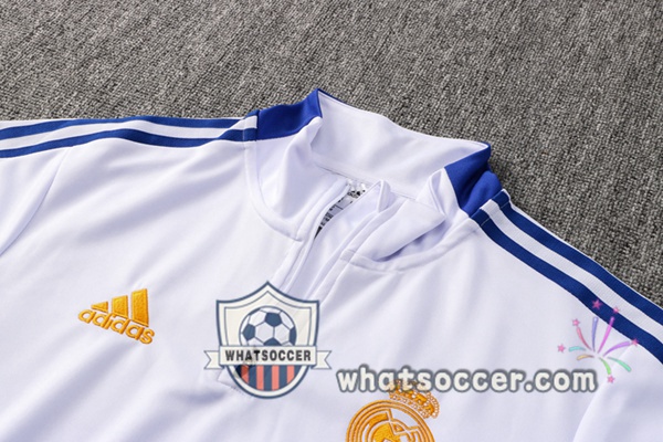 Real Madrid White Tracksuit 2021-2022