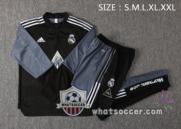 Real Madrid Black Tracksuit 2021-2022