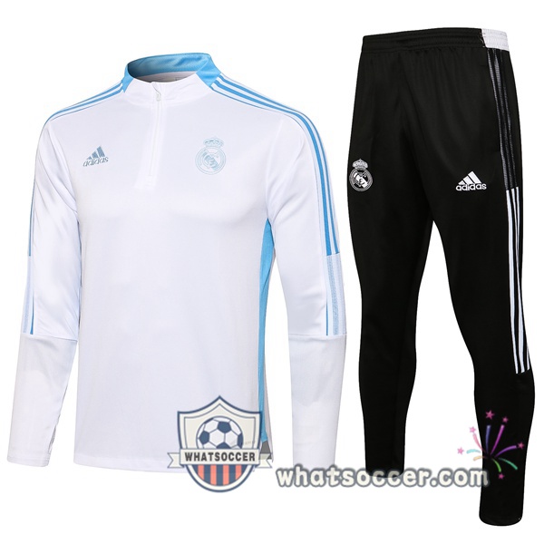 Real Madrid White Tracksuit 2021-2022