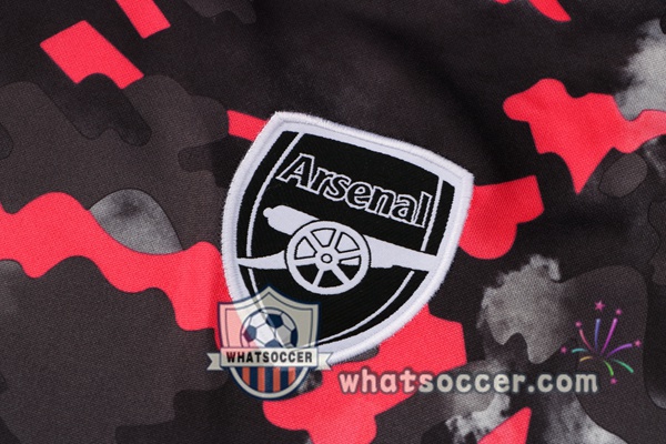 Arsenal Red Black Tracksuit 2021-2022