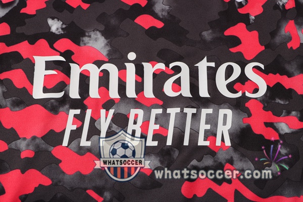 Arsenal Red Black Tracksuit 2021-2022