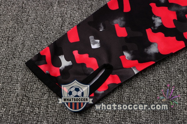 Arsenal Red Black Tracksuit 2021-2022
