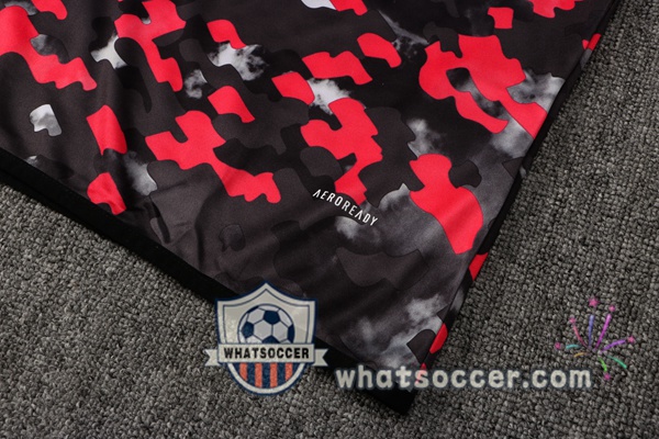 Arsenal Red Black Tracksuit 2021-2022