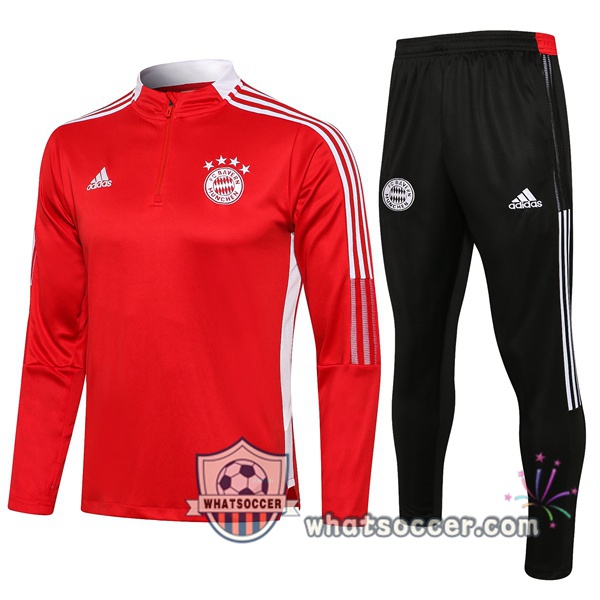 Bayern Munich Red Tracksuit 2021-2022