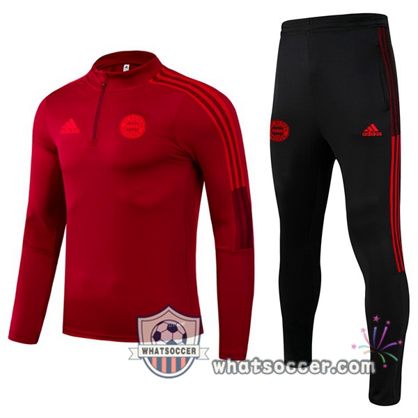 Bayern Munich Red Tracksuit 2021-2022