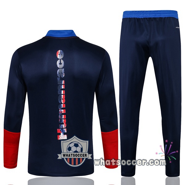 Bayern Munich Red Blue Tracksuit 2021-2022