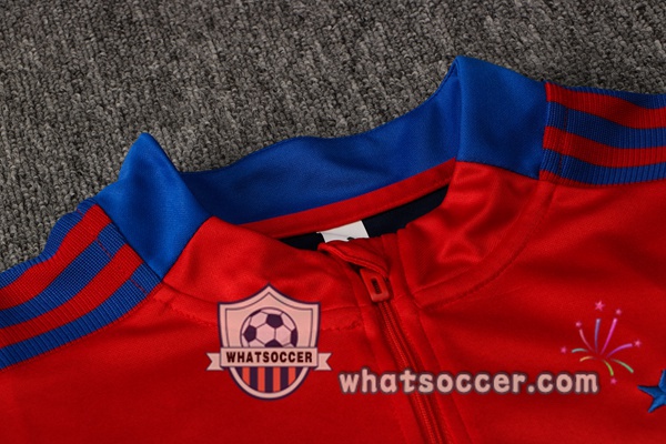 Bayern Munich Red Blue Tracksuit 2021-2022
