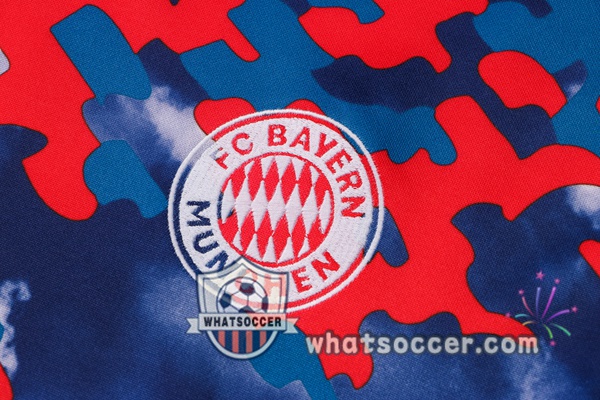 Bayern Munich Blue Red Tracksuit 2021-2022