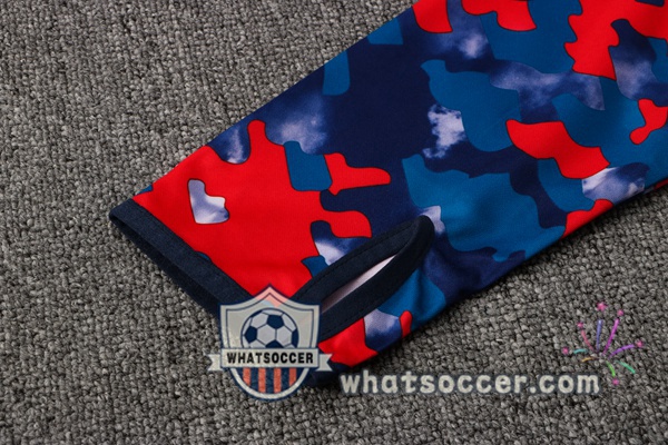 Bayern Munich Blue Red Tracksuit 2021-2022