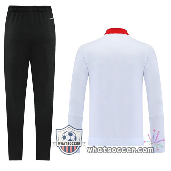 Flamengo White Training Jacket 2021-2022