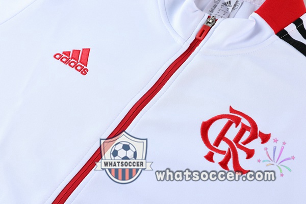 Flamengo White Training Jacket 2021-2022