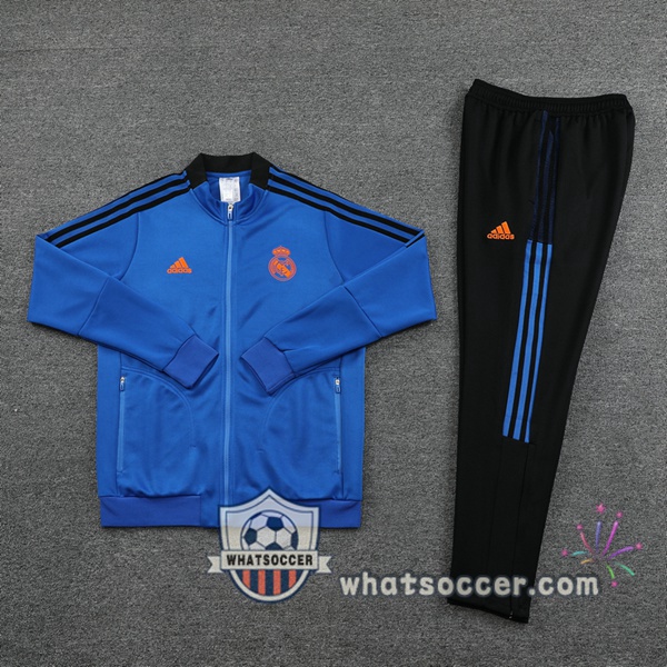 Real Madrid Blue Training Jacket 2021-2022