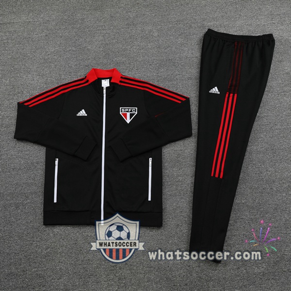 Sao Paulo FC Black Training Jacket 2021-2022