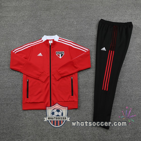 Sao Paulo FC Red Training Jacket 2021-2022