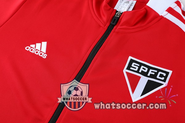 Sao Paulo FC Red Training Jacket 2021-2022