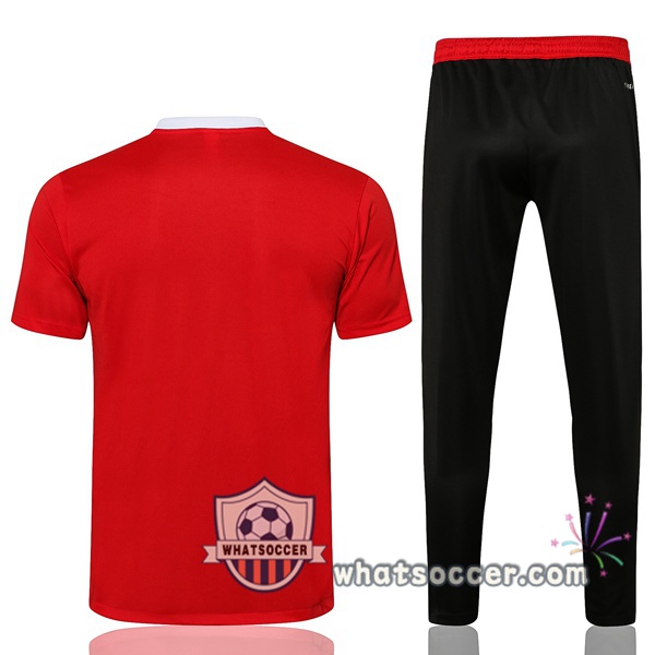 Bayern Munich Training T-Shirts + Pants Red 2021-2022
