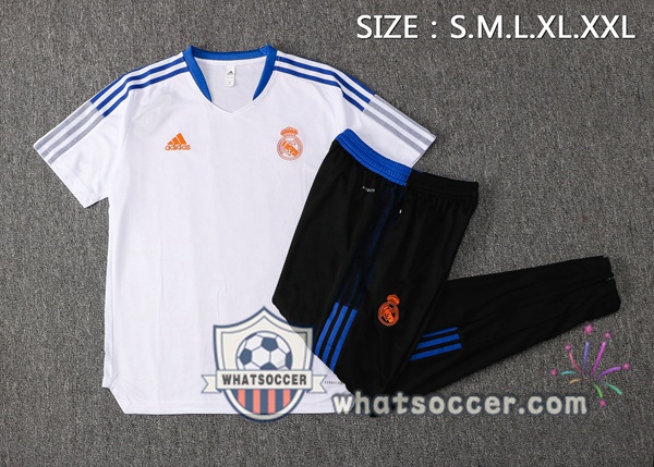 Real Madrid Training T-Shirts + Pants White 2021-2022