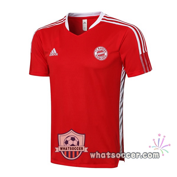 Bayern Munich Red Training T-Shirts 2021-2022