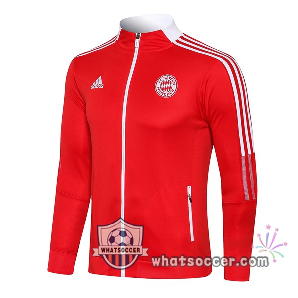 Bayern Munich Red Soccer Jacket 2021-2022