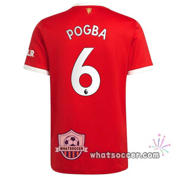 Manchester United (Pogba 6) Home Soccer Jerseys 2021-2022